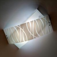 Coppia plafoniere in vetro satinato.Modello AGNESE