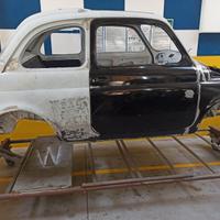 Carrello girevole per restauro Fiat 500 epoca