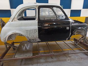 Carrello girevole per restauro Fiat 500 epoca