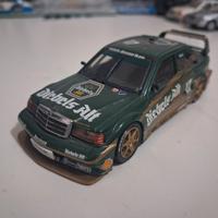 modellino 1/43 minichamps mercedes 190 e 2.5 diebe