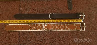 Collari in cuoio. 