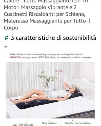 Lettino massaggiante