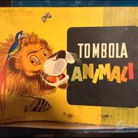 gioco da tavolo TOMBOLA ANIMALI anni 60