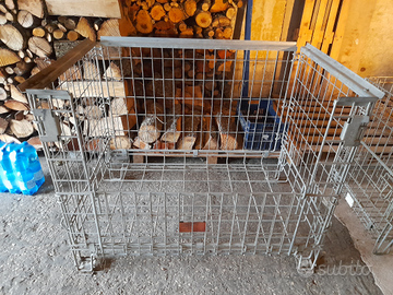 CestA metallica ripieghevole