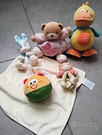 Lotto di 5 Peluche baby
