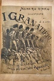 GRANATIERI DI SARDEGNA  - RIVISTA DEL 1887