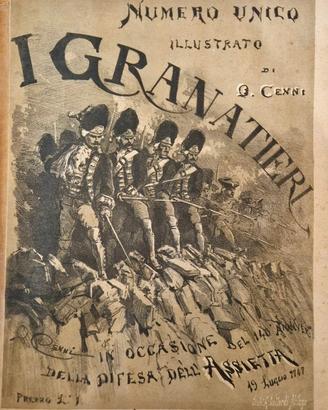 GRANATIERI DI SARDEGNA  - RIVISTA DEL 1887