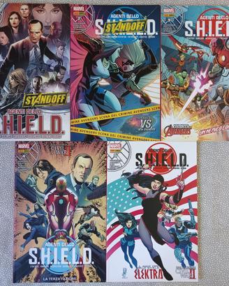 5 FUMETTI AGENTI DELLO S.H.I.E.L.D. SHIELD STANDOF