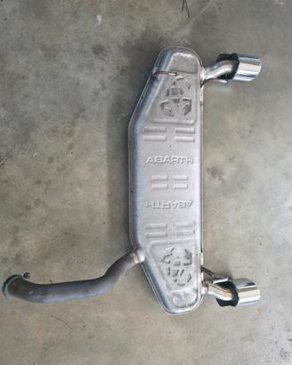 TRATTABILE - Scarico terminale Abarth 500 2 uscite