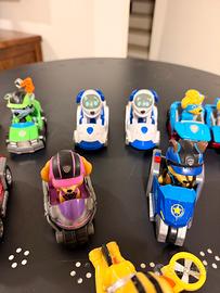 Paw patrol personaggi con veicoli