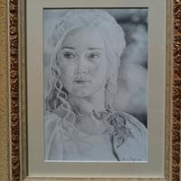 Quadro Grafite su Carta Di Arianna Inglesi