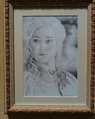 Quadro Grafite su Carta Di Arianna Inglesi