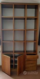 Libreria Vintage Anni '80 in Legno massicccio