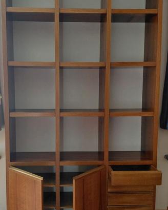 Libreria Vintage Anni '80 in Legno massicccio