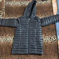 🧥 Giubbotto Lungo Imbottito Leggero Nero