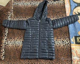 🧥 Giubbotto Lungo Imbottito Leggero Nero