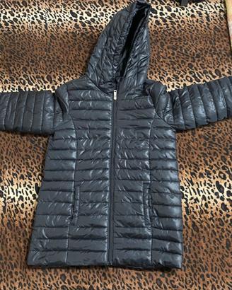 🧥 Giubbotto Lungo Imbottito Leggero Nero