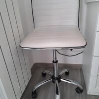 sedia da ufficio in ecopelle regolabile 