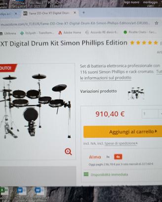 drum  Fame dd one xt simon phillips