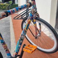 Bici Cartoon bike fixed drogonball+regali