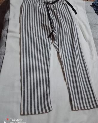pantaloni a righe 