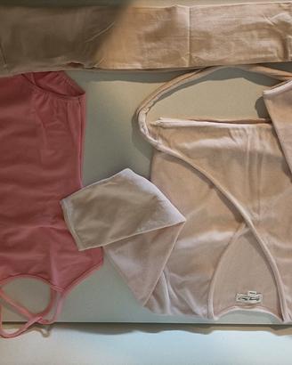 body + scalda cuore + calze danza bambina
