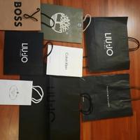 borse di carta  nr 8 diverse firme 