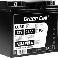 Green Cell Batteria AGM 12V 22Ah ricaricabile