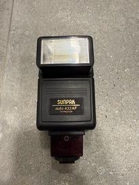 Flash Sunpak autofocus, 433AF per Nikon