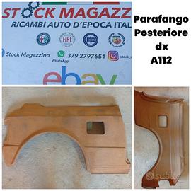 Parafango posteriore dx autobianchi a112 e Abarth 