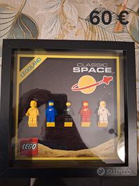 Cornice Lego con minifigures classic space