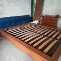 Letto contenitore matrimoniale in legno