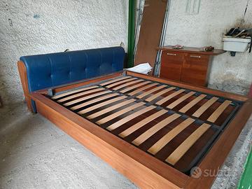 Letto contenitore matrimoniale in legno