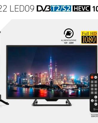 Tv camper 22"  telesystem palco 09