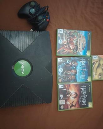 Xbox + 4 giochi (Non testato)
