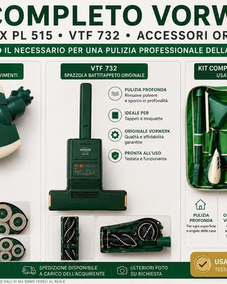 Kit completo originale Vorwerk Kobold