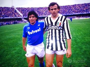Foto originale Maradona e Platini