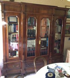 Libreria a parete classica per studi professionali