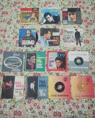Set Stranieri in Italiano 14 Dischi 45 Giri anni60