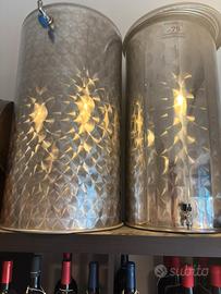 Vasche inox vino olio