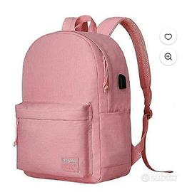 zaino in tessuto impermeabile con porta USB. niovo