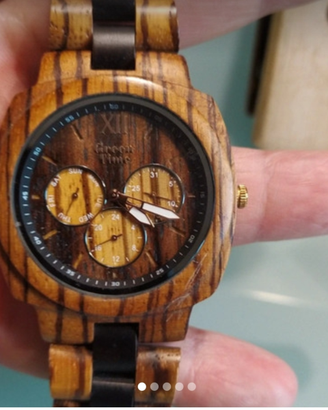 Orologio uomo in legno marca Green Time