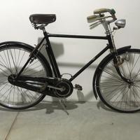 Bicicletta Bianchi d'epoca a bacchetta