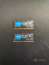 RAM Kit Crucial da 32GB DDR5 SO-DIMM