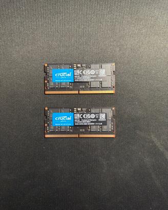 RAM Kit Crucial da 32GB DDR5 SO-DIMM