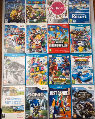 Giochi Nintendo Wii e WII U Prezzi in Descrizione