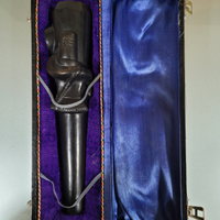 Statuina magia Congo antica in osso cilum vintage