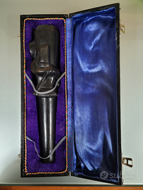 Statuina magia Congo antica in osso cilum vintage