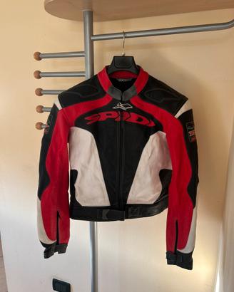 Giacca moto 100% Pelle SPIDI Y24 SUZUKA