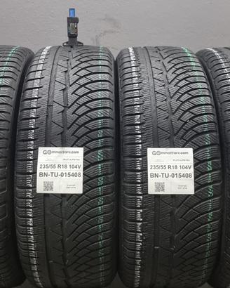 4 Pneumatici 235/55 R18 Michelin Pilot Alpin Pa4